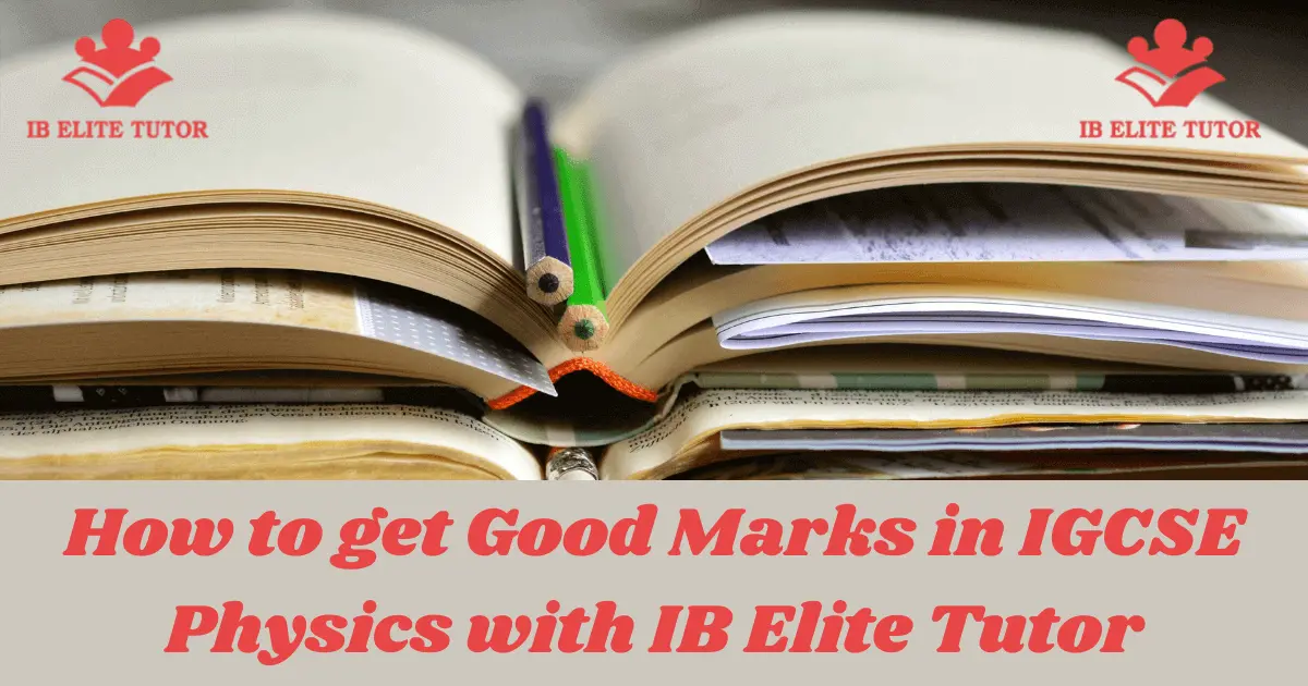 a book and some text on get goog marks in igcse physics