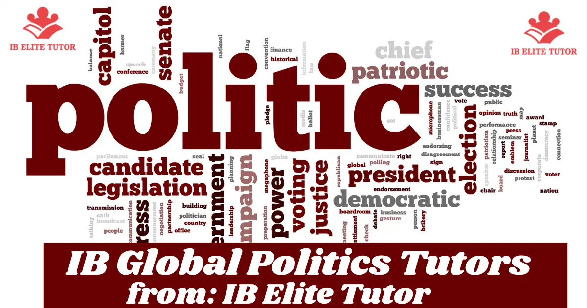 An image showing text about IB Global politics