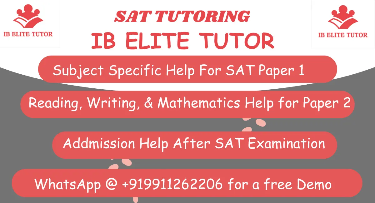 Text About SAT Tutoring