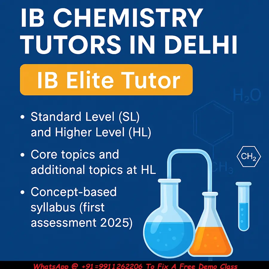 ib chemistry tutoring in delhi